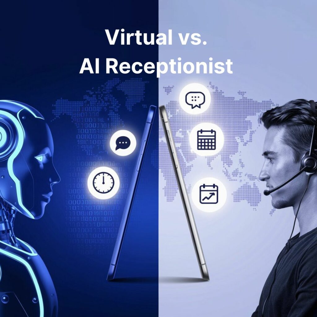 ai receptionist vs virtual receptionist - which is best for small businesses